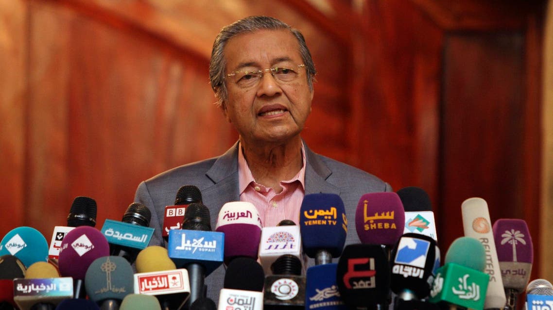 Mahathir Mohamad speaks during a conference in Sanaa, Yemen, on June 7, 2012. (Reuters)