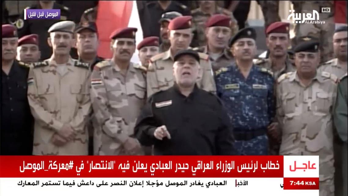 abadi isis mosul