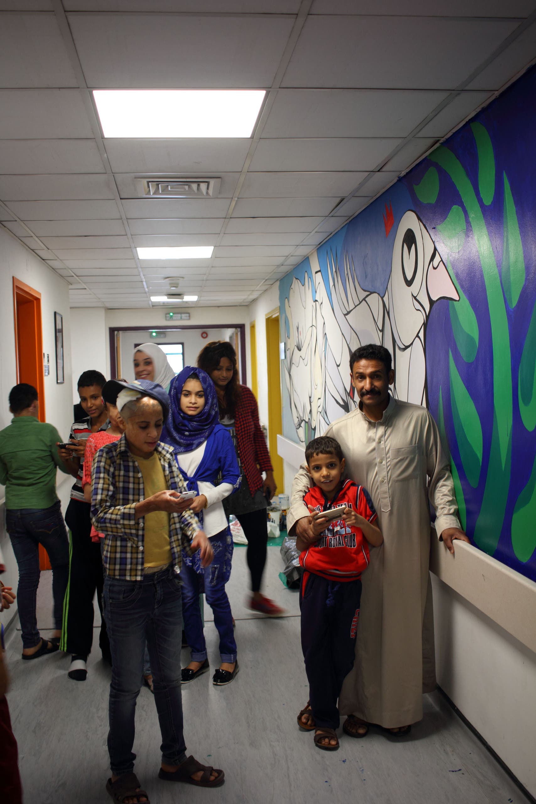 In May this year, the children at the MSF Reconstructive Surgery Hospital in Amman, Jordan. (Faris Al-Jawad/MSF)