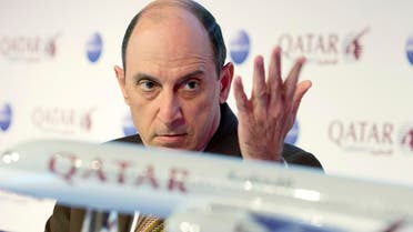 Qatar Airways Chief Executive Akbar Al Baker attends a news conference at the International Tourism Trade Fair (ITB) in Berlin, March 4, 2015. (File photo: Reuters)