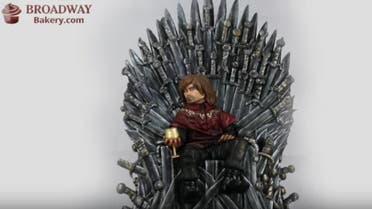 "This epic four-foot high cake is a majestic tribute to the legendary Tyrion Lannister." (Screengrab)