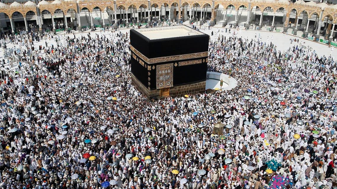 Muslim pilgrims from all around the world circle around the Kaaba at the Grand Mosque, in Mecca, on September 14, 2016. (AFP)