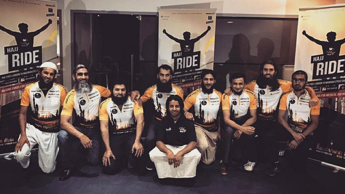The riders from the UK-based charity Human Aid also hope to raise £1 million for medical aid in Syria.