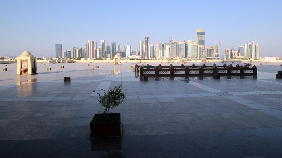A view of the Doha skyline on June 9, 2017. (Reuters)