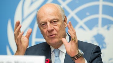 UN Special Envoy of the Secretary-General for Syria Staffan de Mistura speaks at a news conference at Palais des Nations in Geneva, Switzerland, July 14, 2017. (Reuters) 