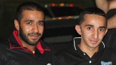 Terrorist Ali Al-Abdullah with his brother Hussein. (Supplied)