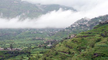 A general view shows the green hills of Yemen's Ibb province, 190 kms south of the capital Sanaa, 11 August 2006. Yemeni mountain cities that boast pleasant weather in summer, like Ibb and Sanaa, are attracting Gulf families fleeing the searing heat in their home countries