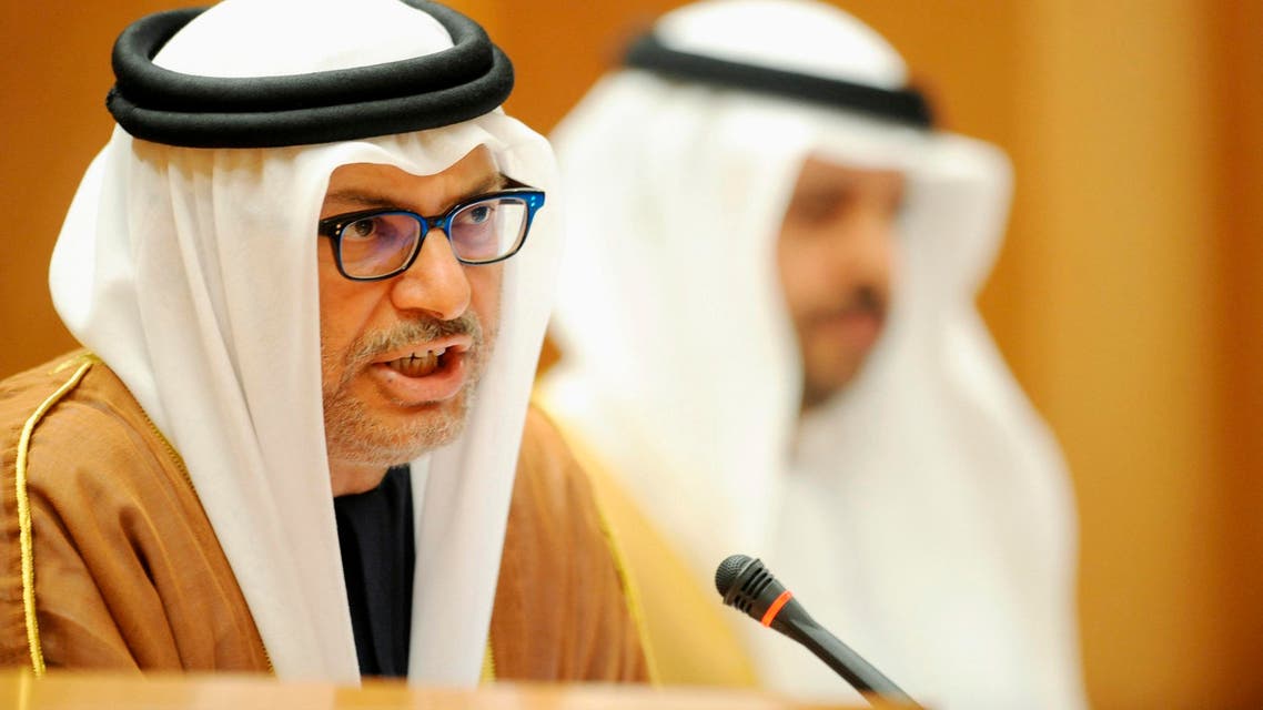 Anwar Gargash speaks during a meeting of the Federal National Council in Abu Dhabi, January 22, 2013. (Reuters)