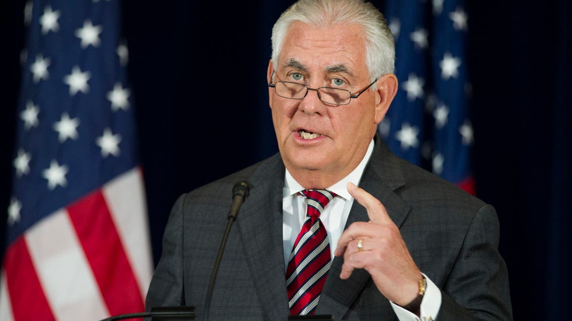 Secretry of State Rex Tillerson speaks following a Diplomatic and Security Dialogue Meeting with a Chinese delegation including State Counselor Yang Jiechi and military Chief of Joint Staff Fang Fenghui, at the State Department in Washington, Wednesday, June 21, 2017. (AP)