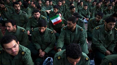Members of the revolutionary guard attend the anniversary ceremony of Iran’s Islamic Revolution near Tehran on February 1, 2012. (Reuters)