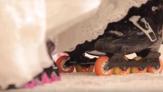 VIDEO: Saudi couple break tradition, used roller skates at wedding 