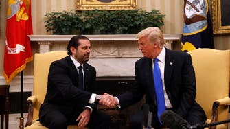 Trump, Hariri pledge solidarity against terrorism
