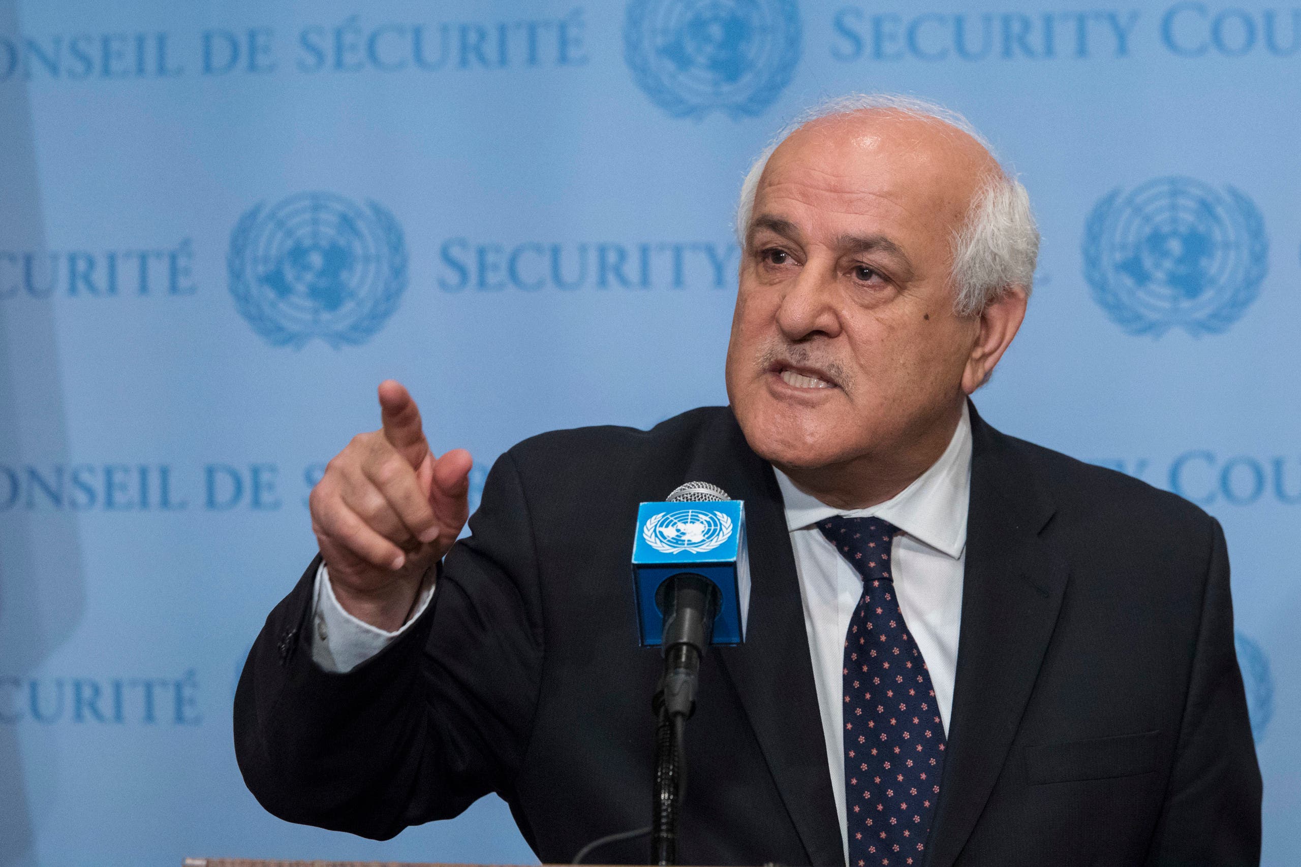المراقب الفلسطيني في الأمم المتحدة رياض منصور