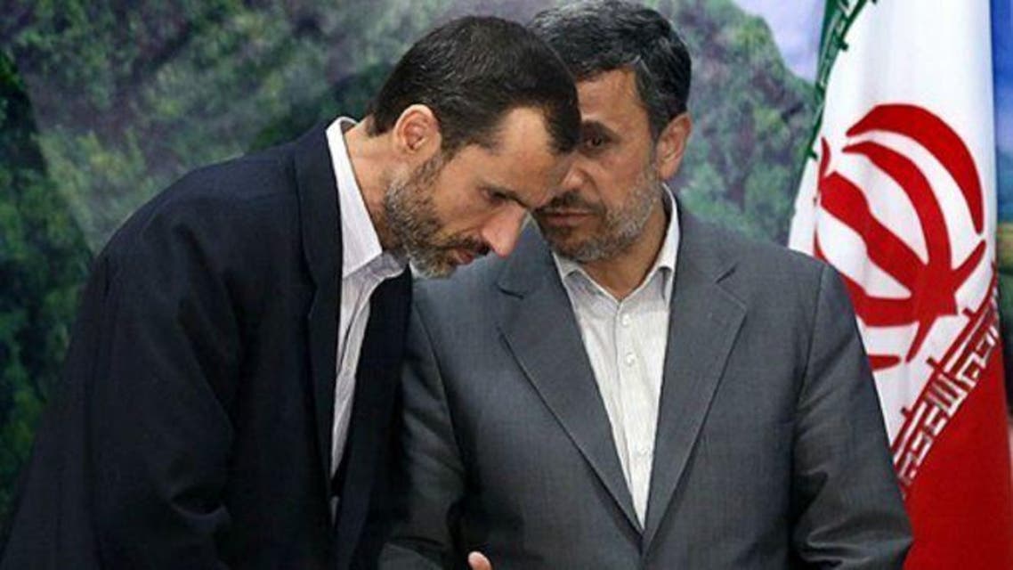 الرئيس الإيراني السابق محمود أحمدي نجاد ومساعده حميد بقائي