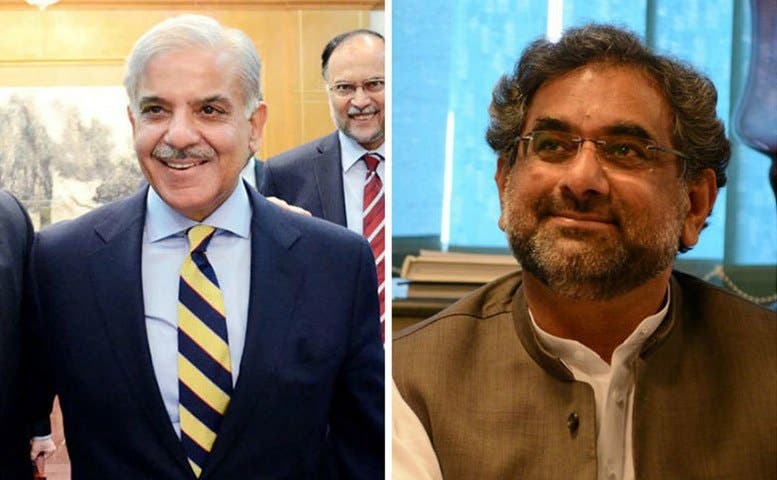 میاں شہباز شریف اور شاہد خاقان عباسی