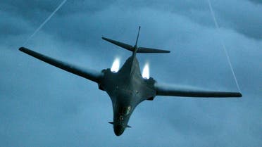A B-1B Lancer from the U.S. Air Force 28th Air Expeditionary Wing heads out on a combat mission. (File photo: Reuters)