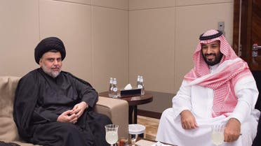 محمد بن سلمان يلتقي مقتدى الصدر في جدة