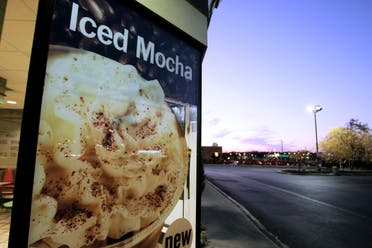 A sign advertising an Iced Mocha beverage is seen at a McDonald's restaurant in Kansas City, Mo., Friday, Nov. 16, 2007. AP