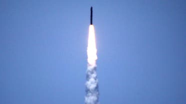 The Ground-based Midcourse Defense (GMD) element of the US ballistic missile test from Vandenberg Air Force Base, California, US, May 30, 2017.(Reuters)