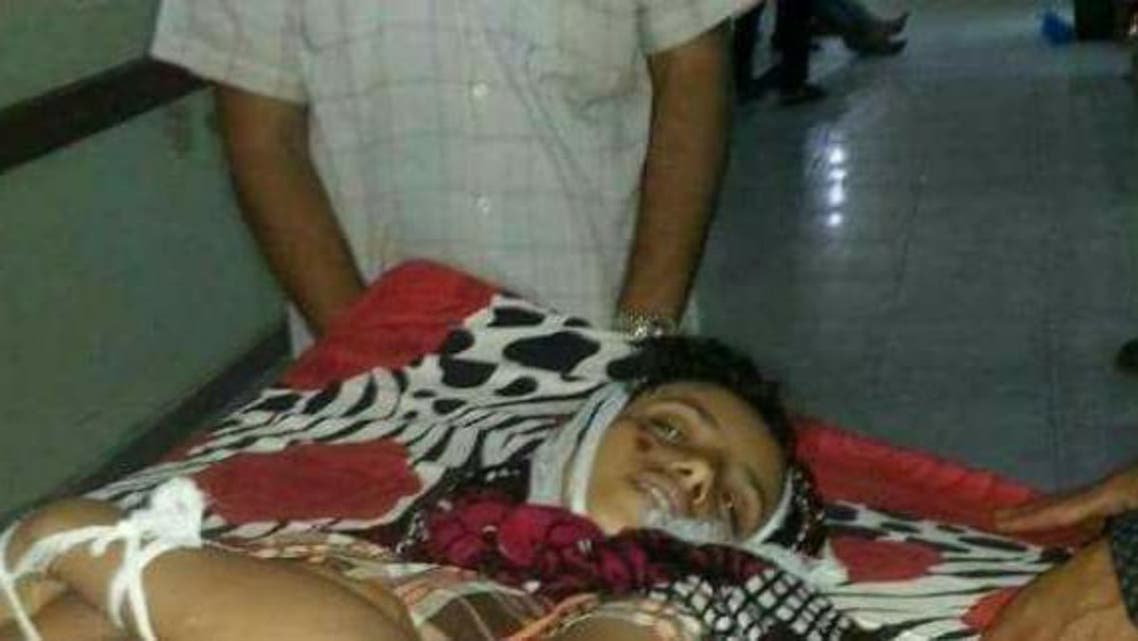 الطفلة هدى نجيب الجابري (13 عاماً) والتي قتلت برصاص قناص حوثي في 22 يونيو الماضي