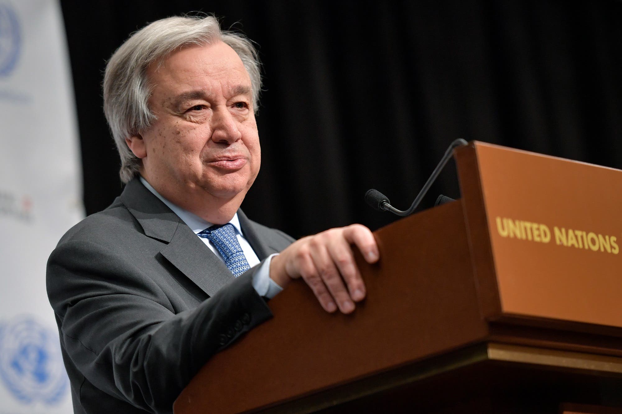 UN Secretary General Antonio Guterres will travel to Palestine and Israel on August 28. (AFP)