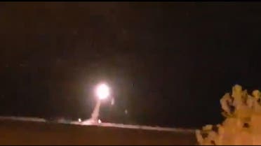 Video captures moment Saudi anti-missile defense destroying Houthi rocket. (File Photo: Screengrab)