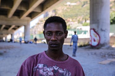 Zakaria a 23-year-old from Sudan who tried to cross to France three times through the deadly mountain road but he got caught.in the end, he had been asked to leave the country and pay a fine.