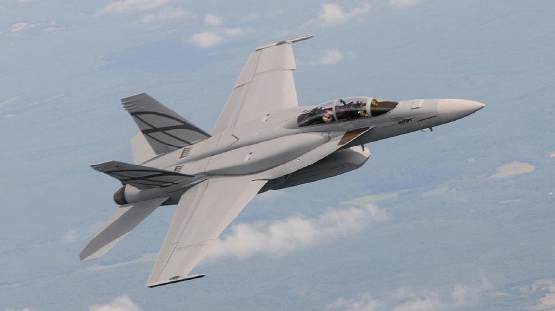 US Navy F/A-18E Super Hornet had to maneuver to avoid an Iranian QOM-1 drone, which ignored repeated radio calls. (Courtesy: Boeing)