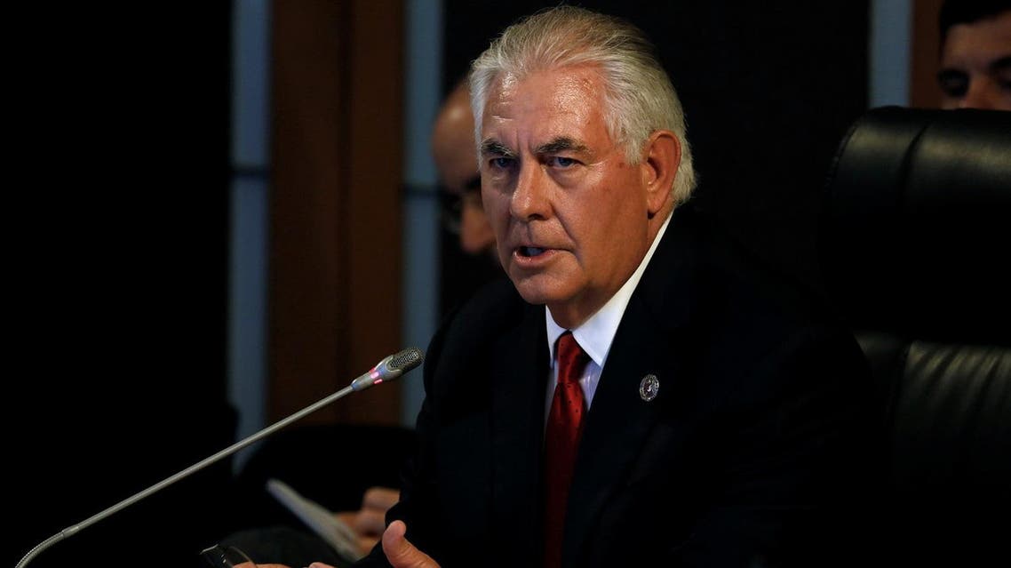 U.S. State Secretary Rex Tillerson gives an opening statement during the ASEAN-U.S. Ministerial meeting of the 50th Association of Southeast Asia Nations (ASEAN) Regional Forum (ARF) in Manila, Philippines August 6, 2017. REUTERS/Erik De Castro