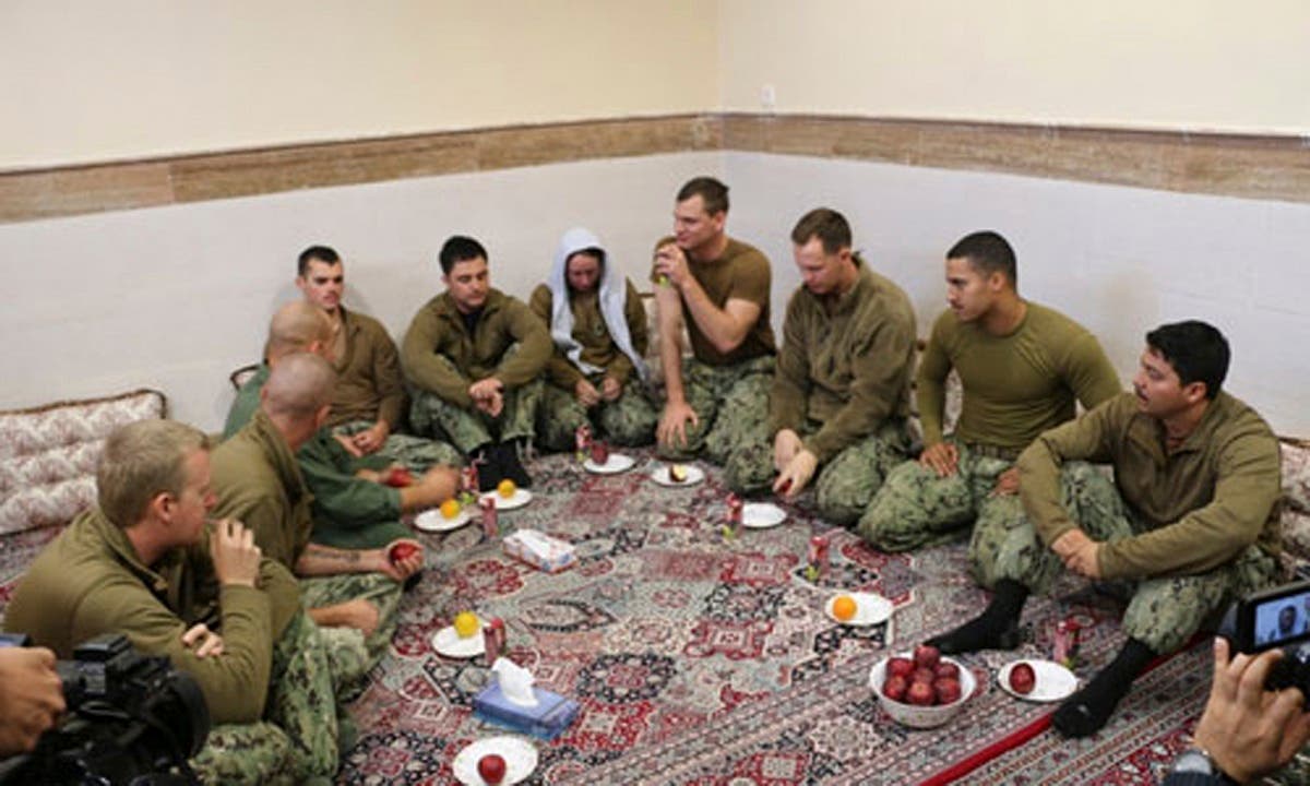 Captured US Sailors in Iran (AP)