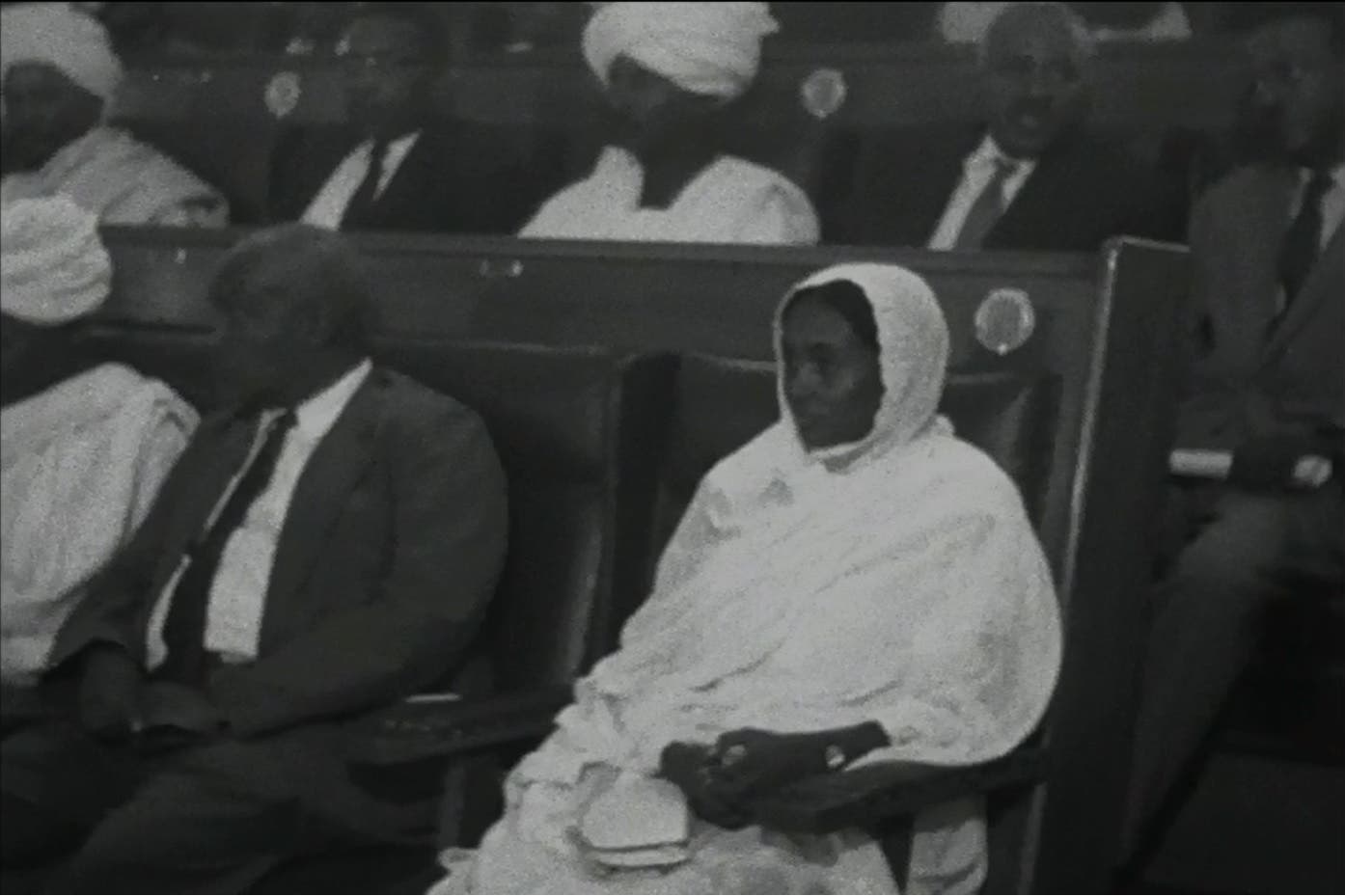 Fatima Ahmed Ibrahim 1965 in Parliament (Reuters)