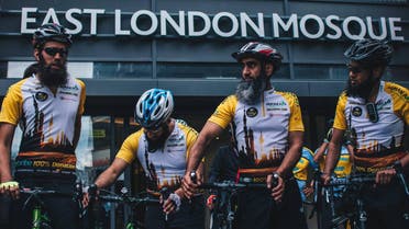 Nine British pilgrims bike 3,000 km from London to Medina for Hajj