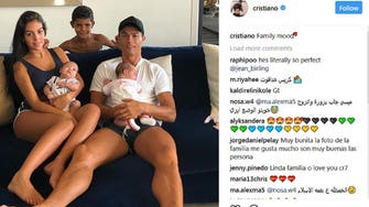Christiano Ronaldo shares new photos of his twins