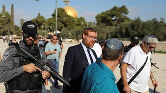 Israeli MP Yehuda Glick visits Haram al-Sharif compound in Jerusalem