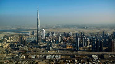Burj Dubai, the world's tallest building, seen at centre left, in Dubai, United Arab Emirates, Sunday, Jan. 3, 2010. AP