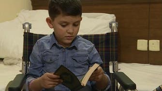 Syrian boy who screamed ‘daddy pick me up!’ after losing legs performs Hajj