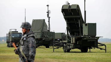 A Japan Self-Defense Forces soldier takes part in a drill to mobilize their Patriot missile unit in response to a recent missile launch by North Korea, on the outskirts of Tokyo on August 29, 2017. (Reuters)