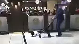 VIDEO: Outrage as man beats child with a stroller in Saudi mall