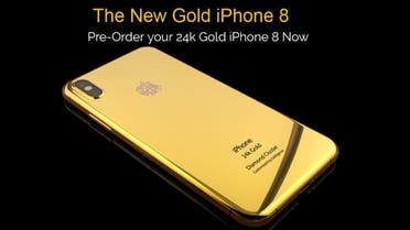 iPhone 8 gold plated (goldgenie.com)