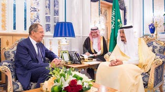 Saudi King Salman receives Russian Foreign Minister Sergei Lavrov