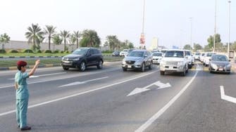 7 year-old Emirati boy controls traffic flow on Ras al-Khaimah road