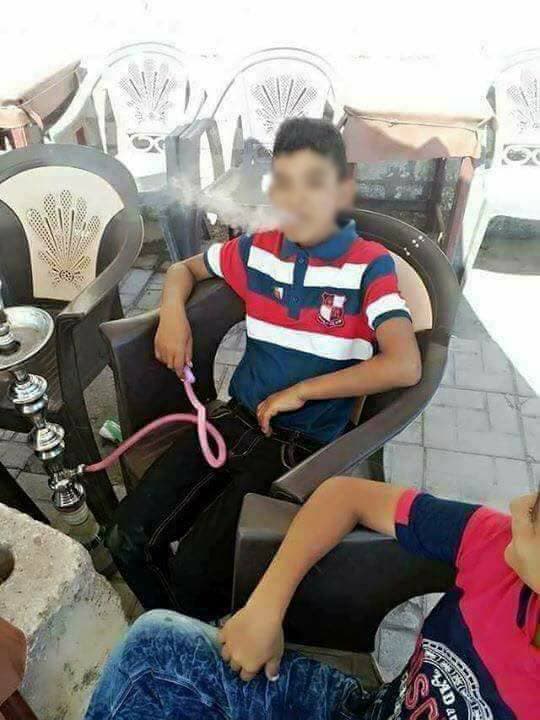 Images of children smoking shisha in Egypt prompt online 