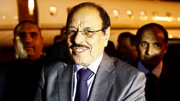 Yemeni Vice President General Ali Mohsen al-Ahmar arrives at Khartoum airport on November 13, 2016. (AFP)