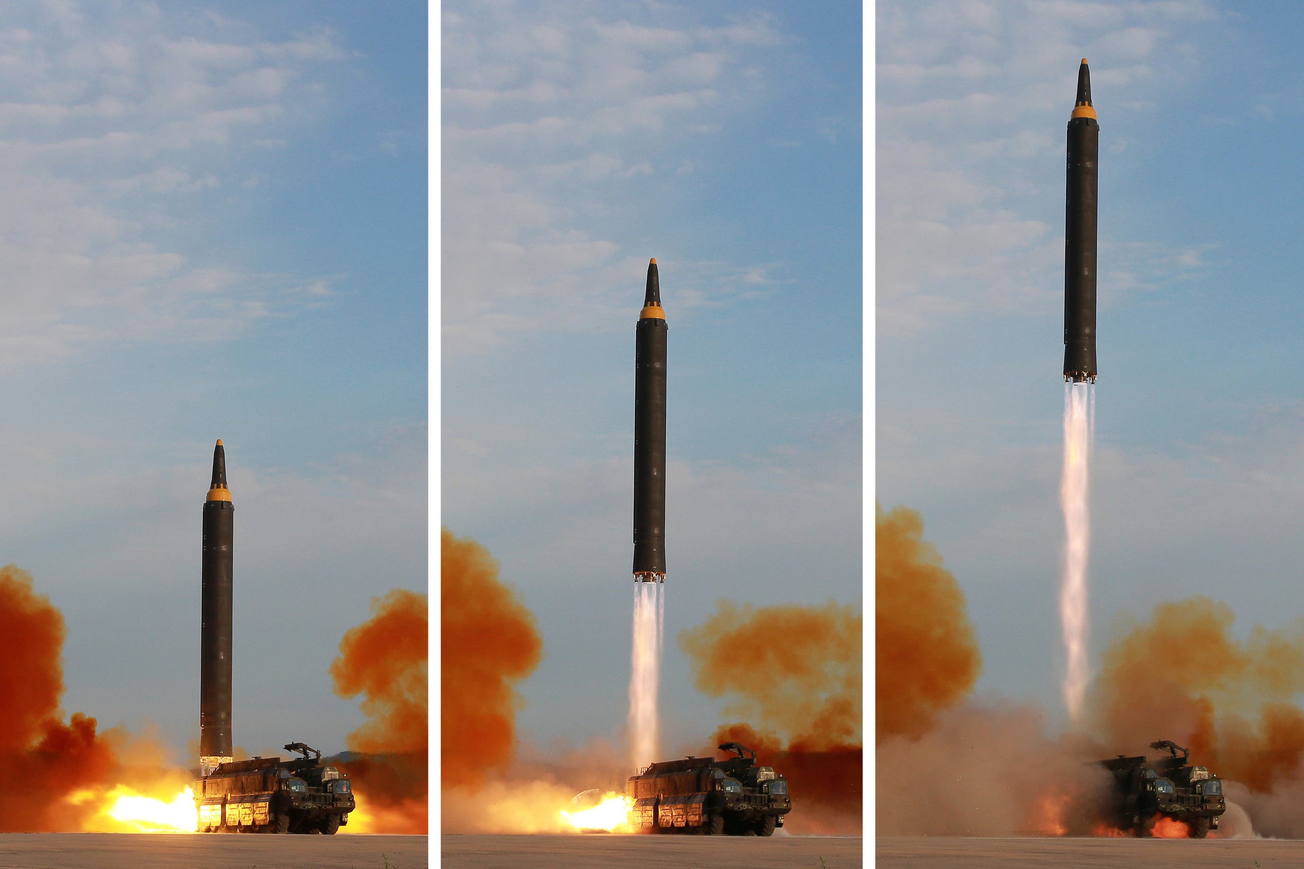 كوريا الشمالية _ صاروخ باليستي متوسط المدى من طراز هواسونغ-12