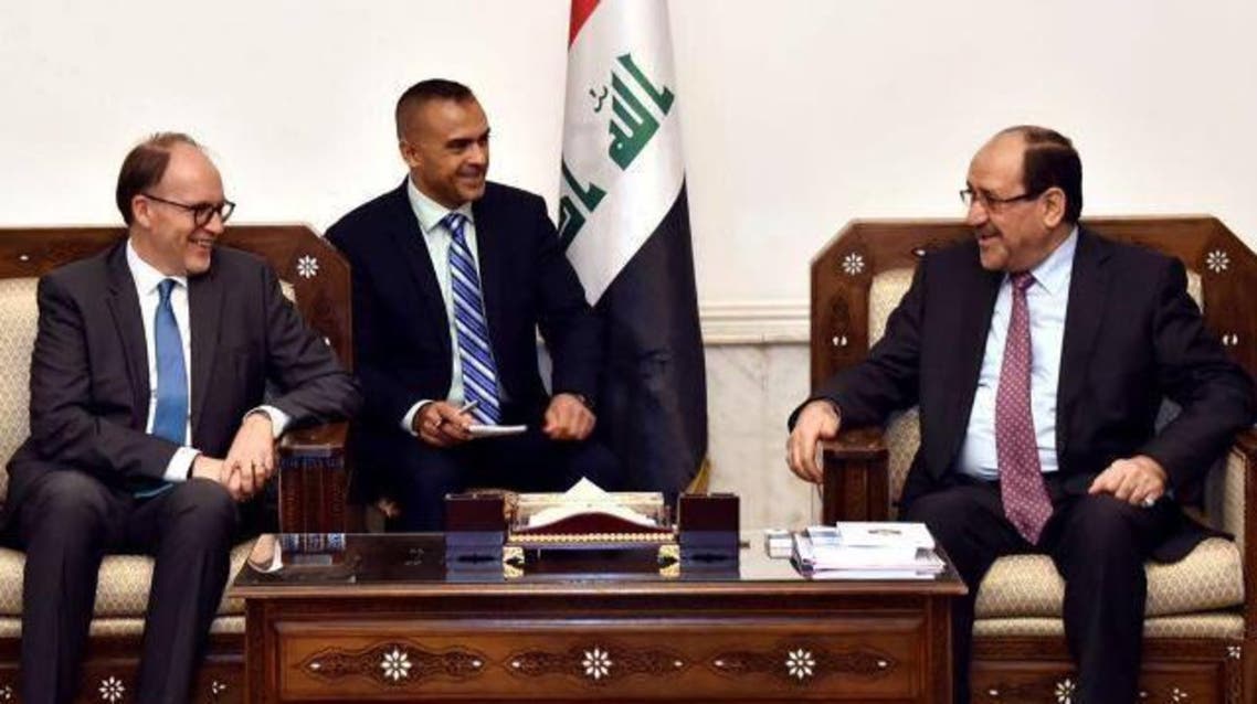 المالكي والسفير الامريكي في العراق