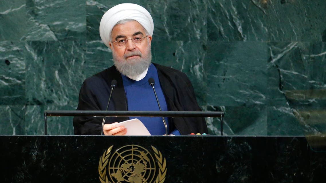 Iranian President Hassan Rouhani addresses the 72nd United Nations General Assembly at U.N. headquarters in New York, U.S., September 20, 2017. REUTERS/Eduardo Munoz