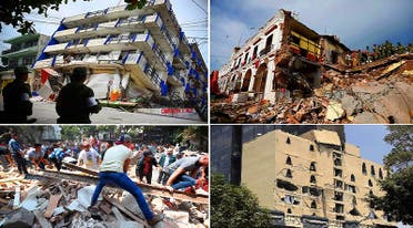 من زلزال سابق في المكسيك 