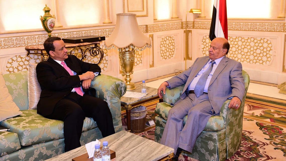 الرئيس اليمني وولد الشيخ