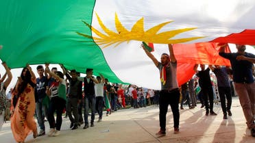 Kurds celebrate to show their support for the upcoming September 25th independence referendum in Sulaimania, Iraq, on September 20, 2017. (Reuters)