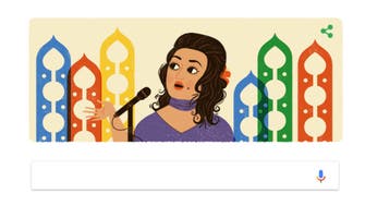 Google honors legendary Pakistani singer Noor Jehan on 92nd birthday